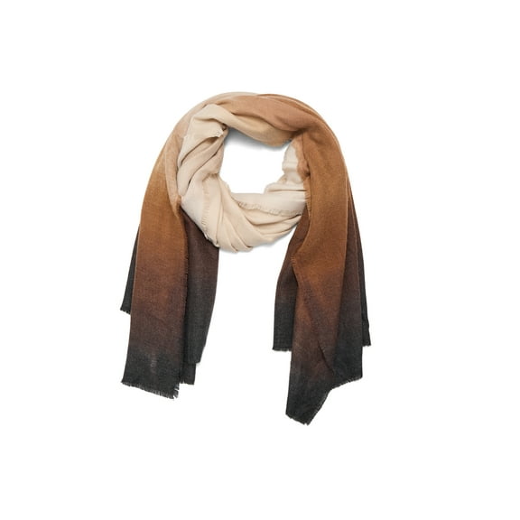 Time and Tru Women's Ombre Blanket Scarf, Coffee Swirl