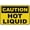 Warning Sign 3, variant on Caution Hot Liquid Sign 8"x12", Aluminum Tin Warning Signs for Home Outdoor Garden, Weatherproof Hazard Sign for Café