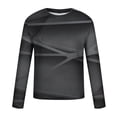 thumbnail image 5 of Birdeem T-Shirts à Manches Longues pour Hommes, Col Rond Décontracté, Chandail à Manches Longues, T-Shirt Imprimé Rayé, Blouse, Hauts T-Shirts à Manches Longues pour Hommes, 5 of 5