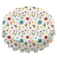 thumbnail image 2 of Pioneer Flower Floral Print Pattern Round Tablecloth 60 X 60 Inch, Wrinkle Resistant Wipeable Table Cloth for Kitchen Dining Picnic Patio Party, 2 of 6