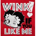 thumbnail image 2 of Betty Boop Wink if You Life Me Zip Hoodie Sweatshirt Women Brisco Brands M, 2 of 6