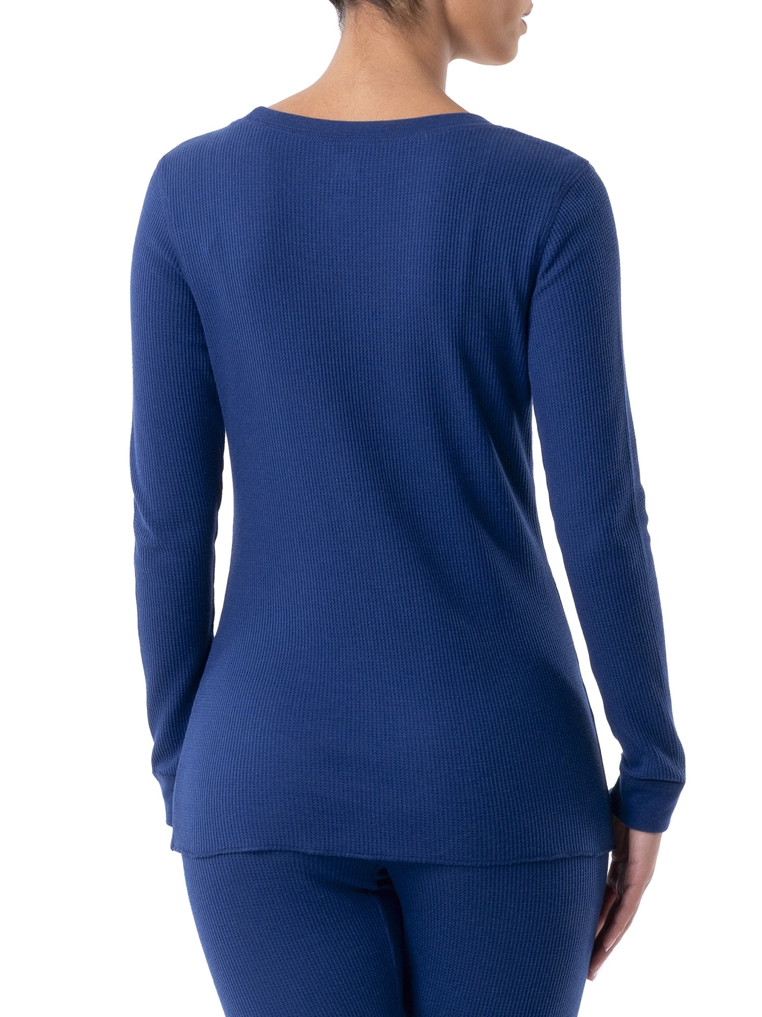 Fruit of the Loom Women's and Women's Plus Eversoft Waffle Thermal Top, 2-Pack
