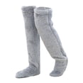 thumbnail image 3 of Calentadores de piernas Strade Fareast Limited de felpa Gris claro, 3 of 8