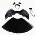 thumbnail image 2 of Disfraz de Halloween para niñas BuyWeek 4 piezas accesorios de cosplay para fiesta de Halloween, 2 of 7