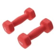 thumbnail image 1 of HAMPPLIES Workout Dumbbell For Women With Neoprene Coating Pink 2Pcs, 1 of 6
