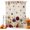 Beige, variant on Fall Wildflowers Shower Curtains for Bathroom, Thanksgiving Maples Leaf Floral Autumn Harvest Waterproof Fabric Shower Curtain, Decorative Bathroom Curtain for Bathtub, 72"x84", No Hooks Included