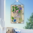 thumbnail image 5 of LAMIRO Hummingbird Stained Glass Window Hangings,Suncatcher Panel with Chain for Wall or Windows,Suncatchers for Windows Hanging, 5 of 7