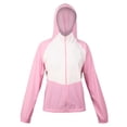 thumbnail image 1 of Chamarra Deportiva Wilson para Mujer Fusion Rompevientos Full Cierre y Capucha Bicolor Rosa Talla G, 1 of 4
