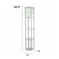 thumbnail image 3 of Creekwood Home 62.5" Vino Wine Rack and Storage Floor Lamp with LED Bulb, Gray, 3 of 6