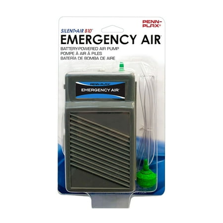 UPC: 0030172290442 | Penn-Plax Silent-Air Aquarium Air Pump Battery Operated – Multicolor