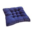 thumbnail image 1 of Cojines cuadrados para silla, para interior, comedor, jardín, patio, hogar, coche, sofá, oficina, cocina, decoración (azul marino), 1 of 5