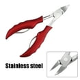 thumbnail image 4 of Toe Nail Clippers Professional Nail Clippers Set for Travel or Home Red Stainless Steel, 4 of 6