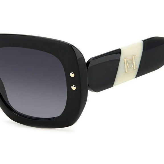 CAROLINA HERRERA sunglasses HER 0186/S WOMAN 52.000/22.000/145.000 80S BLACK WHITE