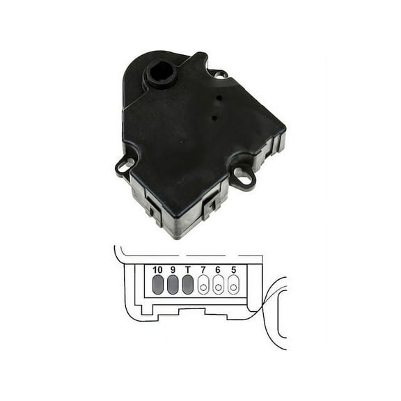 HVAC Recirculation Door Actuator - Compatible with 1999 - 2007 GMC Sierra 1500 2000 2001 2002 2003 2004 2005 2006