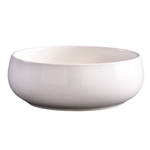Aemutady Bowl Planter Large Caliber Flow Glaze Ceramic Flower Pots Hydroponic Bonsai Bowl For In Water Indoors Gardening Supplies White