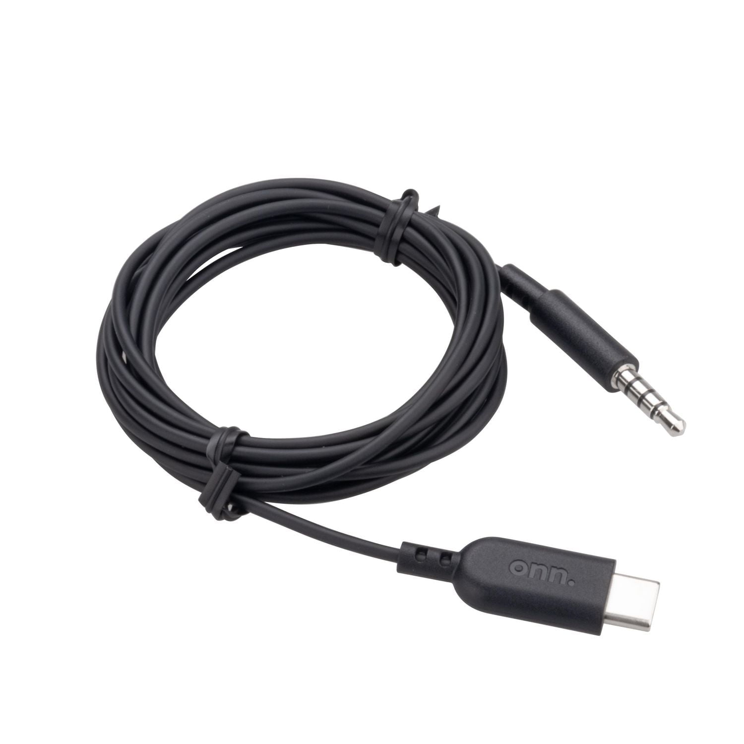Onn. 6 FT/1.8 m USB-C to 3.5 mm Auxiliary Cable