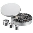 thumbnail image 6 of Raindrops Stainless Steel Baking Molds for Cookies and Biscuits Silver Multifunctional 24Pcs, 6 of 8