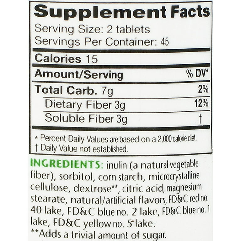 x3 Sealed Fiber Choice Sugar-Free Fiber Supplement Assorted Fruit