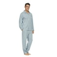 thumbnail image 3 of MintLimit Women's Solid Long Sleeve Button Up Shirt and Pants with Pockets Lounge Sleepwear Pajamas Set Pyjamas, 3 of 5