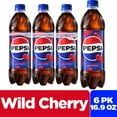 thumbnail image 2 of Pepsi Cola Wild Cherry Soda Bottles 6 CT / 16.9 fl oz - 2 Box, 2 of 5