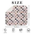 thumbnail image 4 of Pioneer Flower Floral Print Pattern Kitchen Dish Drying Mat 1 Pack, Ultra Absorbent Microfiber Drainer Mat, 16"x18", 4 of 6