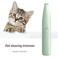 thumbnail image 3 of Yinanstore Portable Grooming Low Noise Hair for Cats Rump , Green, 3 of 8