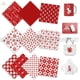 thumbnail image 2 of Hoja de tinta de transferencia infusible navideña Lucky Goddness de 12 x 12 pulgadas, papel de sublimación con diseño de muñeco de nieve y Papá Noel a cuadros rojos para camisetas y sombreros, 2 of 5