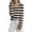 *Coffee, variant on ClodeEU Womens Striped Knit Sweater, Long Sleeve Knitted Top,V-Neck Casual Soft Pullover Tops Black,Womens Plus S