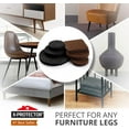 thumbnail image 3 of X-Protector Felt Furniture Pads - 235 Pcs Brown & Black - Felt Pads for Furniture Feet - Protect Hard Floors, 3 of 7
