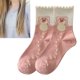 thumbnail image 5 of Calcetines de estilo preppy para mujer, 1 par de calcetines de oso lindos para mujer, calcetines de oso para niñas, diseño elevado, 5 of 12