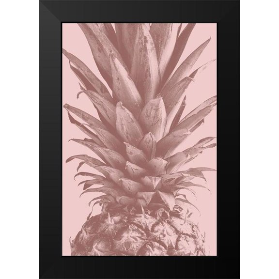 Artographie Studio 11x14 Black Modern Framed Museum Art Print Titled - Pineapple Close Up 01