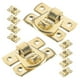 thumbnail image 3 of Small Hasp Latch 20Pcs Yellow Durable Zinc Alloy Jewelry Box Buckle for Home Use, 3 of 5