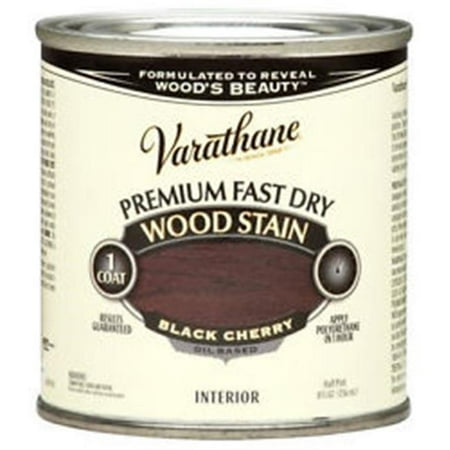 Varathane 262028 1-2 Pint Black Cherry Fast Dry Wood Stain