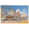 thumbnail image 2 of Art.com The Cyclone, Coney Island, New York Art Print, 36" x 24", 2 of 4