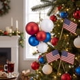 thumbnail image 3 of WWG 4 Pack Plastic Christmas Ball Ornaments, Multi Sized Hanging Tree Decorations with Loops, Indoor Holiday Party Decor, Christmas Tree Accessories, Christmas Decorations for Home, Xmas Ball Set, 3 of 7