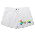 thumbnail image 4 of Swim Trunk For Men's Rainbow Boss 2 In 1 Quick Dry With Pockets Swimwear Bathing Suits Beach Outdoor White L, 4 of 4