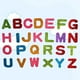 thumbnail image 5 of EeaseMX 52 pegatinas de pared 3D brillantes y coloridas con el alfabeto inglés de 26 letras para habitación infantil, aula, decoración artística mural., 5 of 7