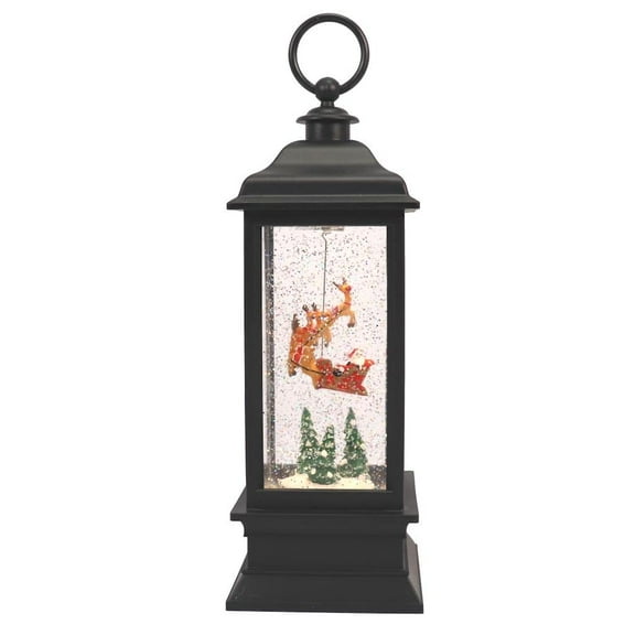 Raz Imports 2022 Holiday Water Lanterns 11" Santa Flying Animated Water Lantern