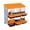 6 Compartments - Without Stand, variant on 8 Hole Roll Out Nest Box for Chicken Coop, Metal Roll Away Chickens Laying Boxes with Lid Cover to Egg Collection, Hen Roosting Box with Legs
