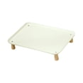 thumbnail image 1 of Soporte elevado para comedero de mascotas, bandeja para cuencos de gatos y perros, impermeable, fácil de limpiar, cómodo para perros. Crema 37x265x8cm, 1 of 9