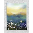 thumbnail image 1 of Dandelion Tapestry, Oil Painting Effect Floral Scene and Mountains Flowers in Meadows Spring Theme, Wall Hanging for Bedroom Living Room Dorm Decor, 60W X 80L Inches, Multicolor, by Ambesonne, 1 of 2