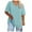 Light Green, variant on vigerkar Womens Summer Oversized Shirts V Neck Casual Workout Tops Beach Vacation 2025 Gym Comfy Clothes Blue, XXL