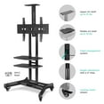 thumbnail image 4 of ONKRON Mobile TV Stand for 40"-70" TVs up to 100 lbs, Modern Adjustable, max VESA 600x400, 33" long, 4 of 11