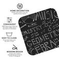 thumbnail image 4 of Balery 4 Pcs Black Scientificleather Coasters Set, Drink Table Cup Coasters For Living Room Kitchen Coffee Decor, 4 of 9