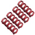 thumbnail image 3 of 5 Hole Binding Rings, Porous Plastic Clip Transparent Material Easy Use  For Office Supplies For School Use, 3 of 8