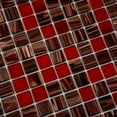thumbnail image 4 of Mingles 12 in. x 12 in. Glossy Berry Red Glass Mosaic Wall and Floor Tile (20 sq. ft./case) (20-pack), 4 of 6