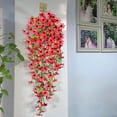 thumbnail image 6 of ToyKingdee Vibrant Trailing Artificial Flower Bush, Lifelike Cascading Foliage for Indoor and Outdoor Decor, 6 of 7