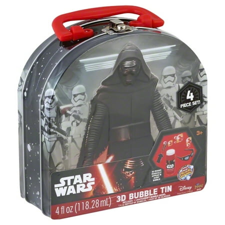 Kylo Ren Star Wars 3d Bubbles with 3 D Glasses in Tin