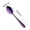 Purple, variant on Rainbow Dessert Spoons, Small Spoons Mini Tiny Spoon Stainless Steel Spoons For Spices Jars Demitasse Espresso Cute Little Bistro Small For Spices, Salt, Sugar, Pepper, Honey, Asanta Fun Little