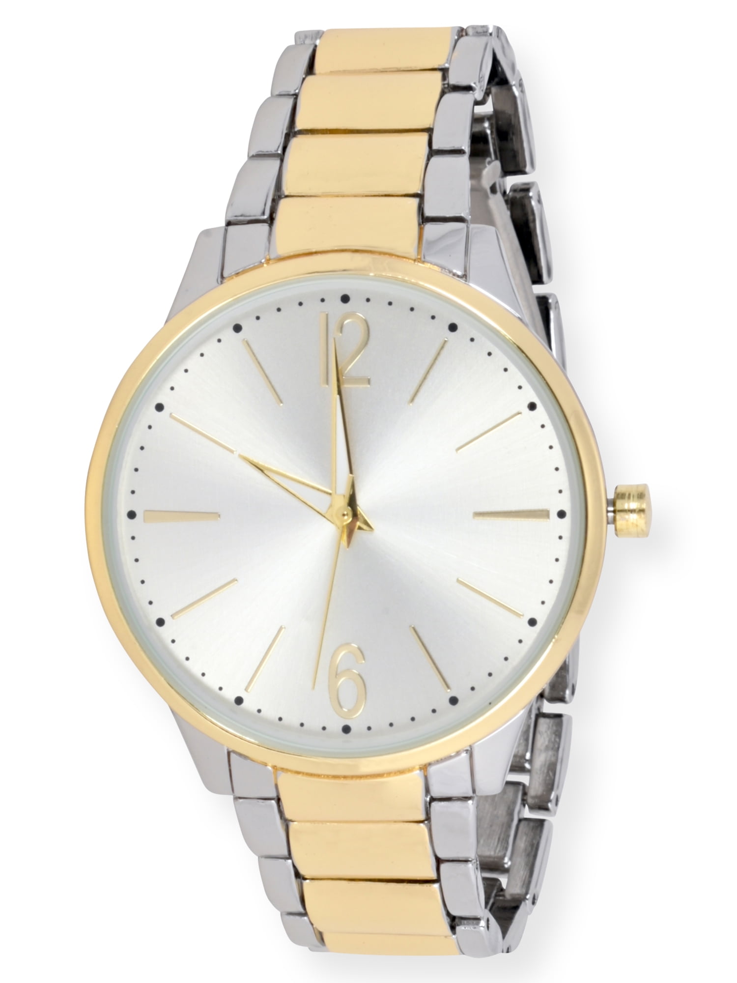 Time and Tru Women's Two Tone Bracelet Watch